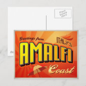 CARTE POSTALE AMALFI (Devant / Derrière)