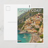 Carte Postale Amalfi Italie (Devant / Derrière)