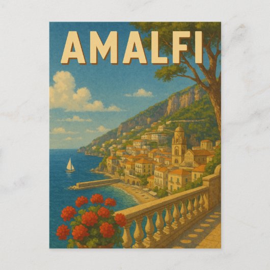 Carte postale Amalfi Italie (Devant)