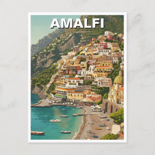 Carte Postale Amalfi Italie