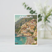 Carte Postale Amalfi Italie (Debout devant)