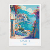 Carte Postale Amalfi Italie Vintage voyage (Devant)