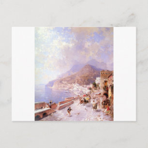 Carte Postale Amalfi par Franz Richard Unterberger