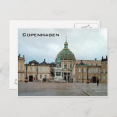Carte Postale Amalienborg - Copenhague (Devant / Derrière)