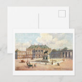 Carte Postale Amalienborg vintage à Copenhague (Devant / Derrière)