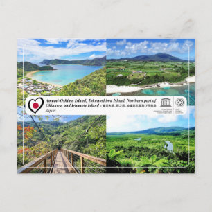Carte Postale Amami-Oshima, Tokunoshima, Okinawa, Iriomote