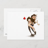 Carte Postale Amant amusant (Devant / Derrière)