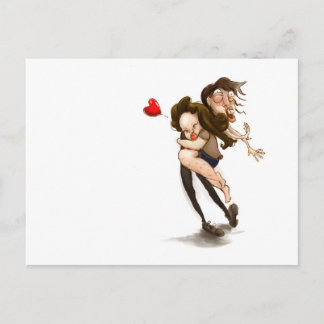 Carte Postale Amant amusant