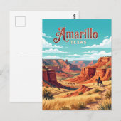 Carte Postale Amarillo, Texas (Devant / Derrière)