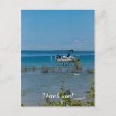 Carte Postale Amarré à Mackinac (Devant)