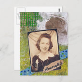 Carte Postale Amaryllis ATC (Devant / Derrière)