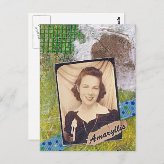 Carte Postale Amaryllis ATC (Devant / Derrière)