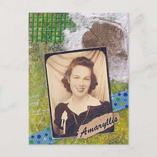 Carte Postale Amaryllis ATC (Devant)