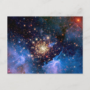 Carte Postale Amas d'étoiles NGC 3603 - Photo de la NASA Hubble