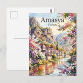 Carte Postale Amasya Turquie (Devant / Derrière)