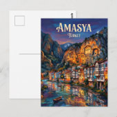 Carte Postale Amasya Turquie (Devant / Derrière)