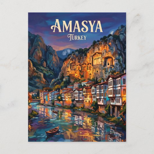 Carte Postale Amasya Turquie (Devant)