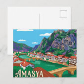 Carte Postale Amasya Turquie (Devant / Derrière)