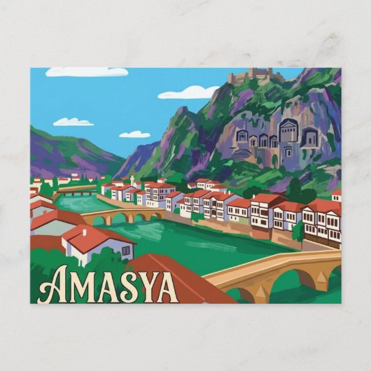 Carte Postale Amasya Turquie (Devant)