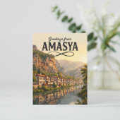 Carte Postale Amasya Turquie (Debout devant)
