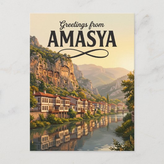 Carte Postale Amasya Turquie (Devant)