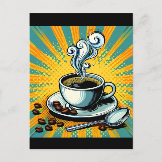 CARTE POSTALE AMATEUR DE CAFÉ (Devant)