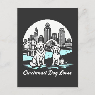 Carte Postale Amateur de chiens de la ville de Cincinnati dans l