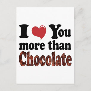 Carte Postale Amateur de Chocolat