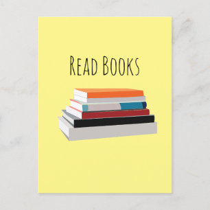 Carte Postale Amateur de livres Lecteur de livres