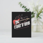 Carte Postale Amateur de Rock and Roll Musique de Guitare (Debout devant)