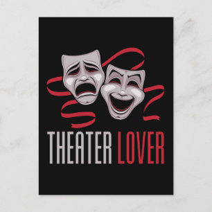 Carte Postale Amateur de Théâtre de Comédie et de Tragédie
