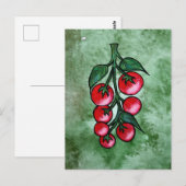 Carte Postale Amateur de Tomates (Devant / Derrière)
