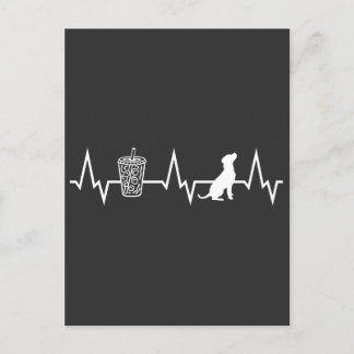 Carte Postale Amateurs de café glacé Heartbeat et propriétaires