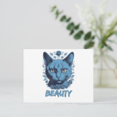 Carte Postale amateurs de chats beauté chats (Debout devant)