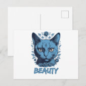 Carte Postale amateurs de chats beauté chats (Devant / Derrière)