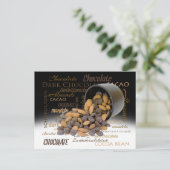 Carte Postale Amateurs de chocolat Typographie multilingue Colla (Debout devant)