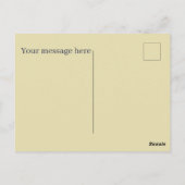 Carte Postale Amateurs de crêpes mignonnes ajouter du texte (Dos)