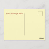 Carte Postale Amateurs de fruits à l'orange de citron ajouter un (Dos)