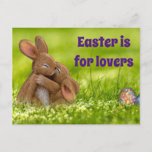 Carte Postale Amateurs de lapin de Pâques