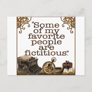 Carte Postale Amateurs de livres / Écrivains & Auteurs