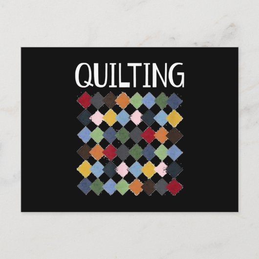 Carte Postale Amateurs de patchwork drôles | Cadeaux d'anniversa (Devant)