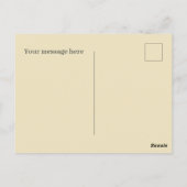 Carte Postale Amateurs de pop-corn mignons ajoutent un message (Dos)