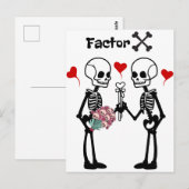 Carte Postale Amateurs de skeletons (Devant / Derrière)