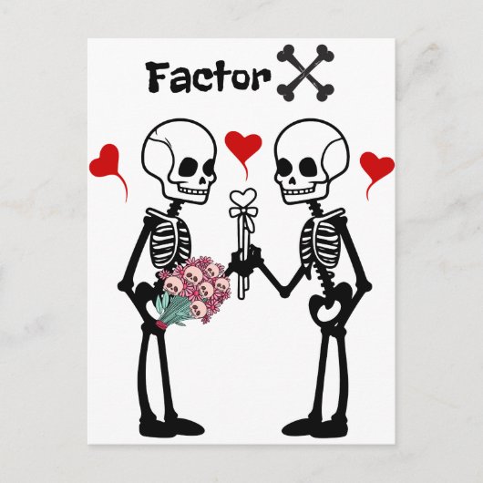 Carte Postale Amateurs de skeletons (Devant)