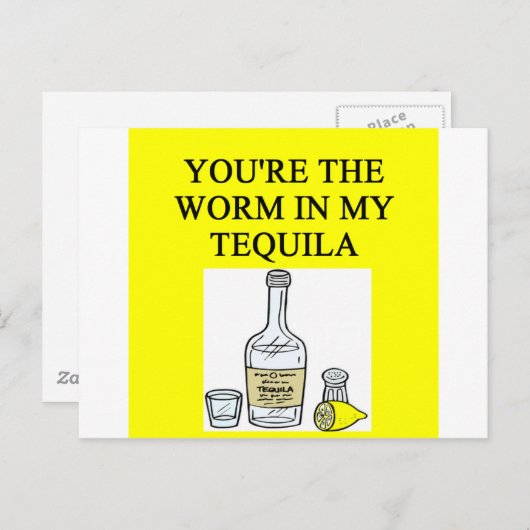 Carte Postale Amateurs de TEQUILA (Devant / Derrière)
