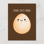 Carte Postale Amateurs d'oeufs mignons ajouter du texte (Devant)