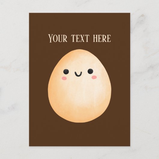 Carte Postale Amateurs d'oeufs mignons ajouter du texte (Devant)