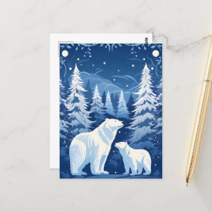 Carte Postale Amateurs saisonniers d'ours d'hiver