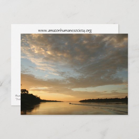 Carte postale Amazon Humane Society : Belle Amazon (Devant / Derrière)