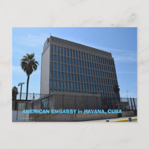 Carte Postale Ambassade américaine à Cuba